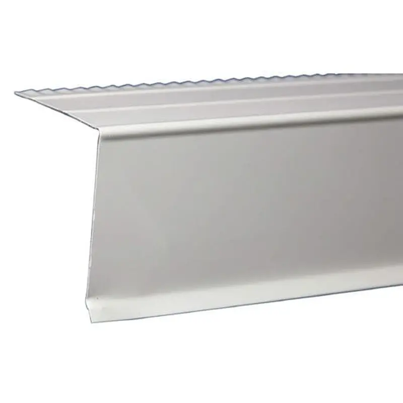 Amerimax C3 1.38-in x 10-ft White Galvanized Steel Drip Edge