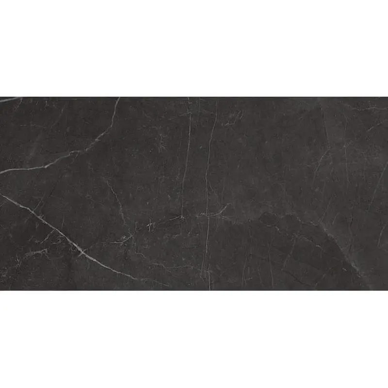 Anatolia La Marca Nero Venato 12-in x 24-in Polished Porcelain Marble Look Floor and Wall Tile (15.5-sq. ft/ Carton)15.5 sq.ft./carton