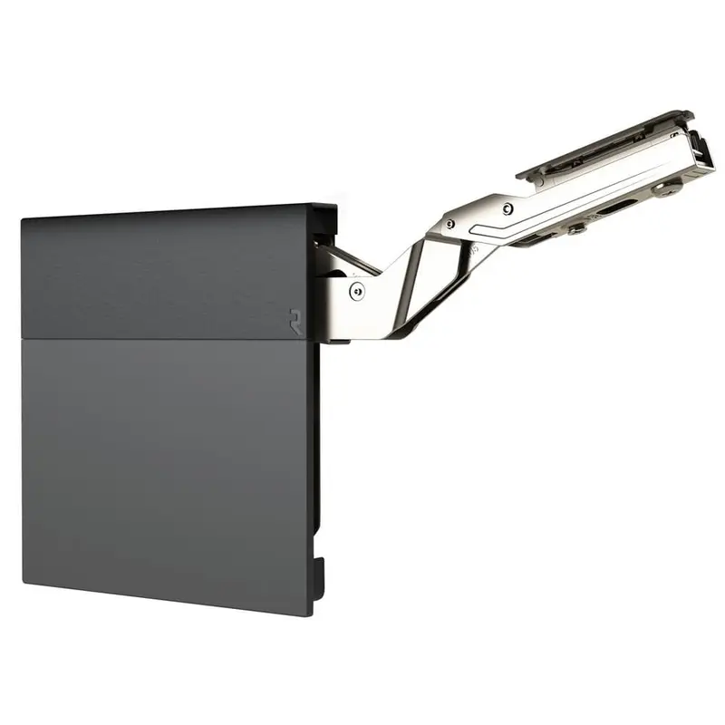 Anthracite 107 Lift-Up Hinge Air System, Medium-Duty Soft-Close Vertical Opening Hinge (1-Pair)
