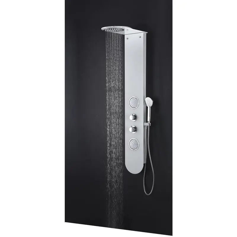 ANZZI Plains White 2-Spray Shower Panel System (Valve Included)