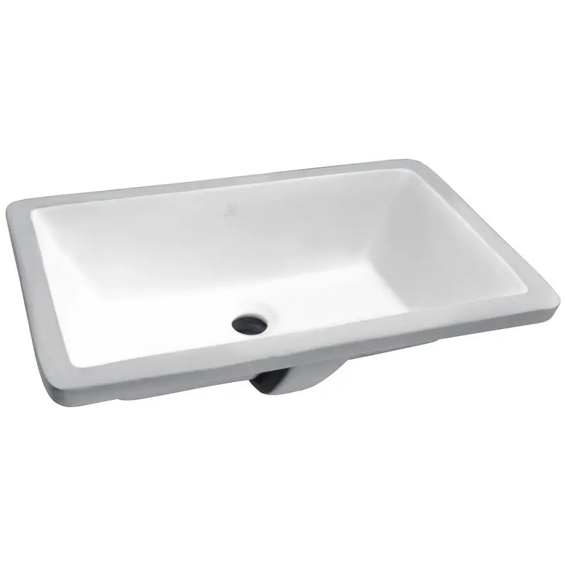 ANZZI Rhodes Series 7 in. Ceramic Undermount Sink Basin in White20.8 / each