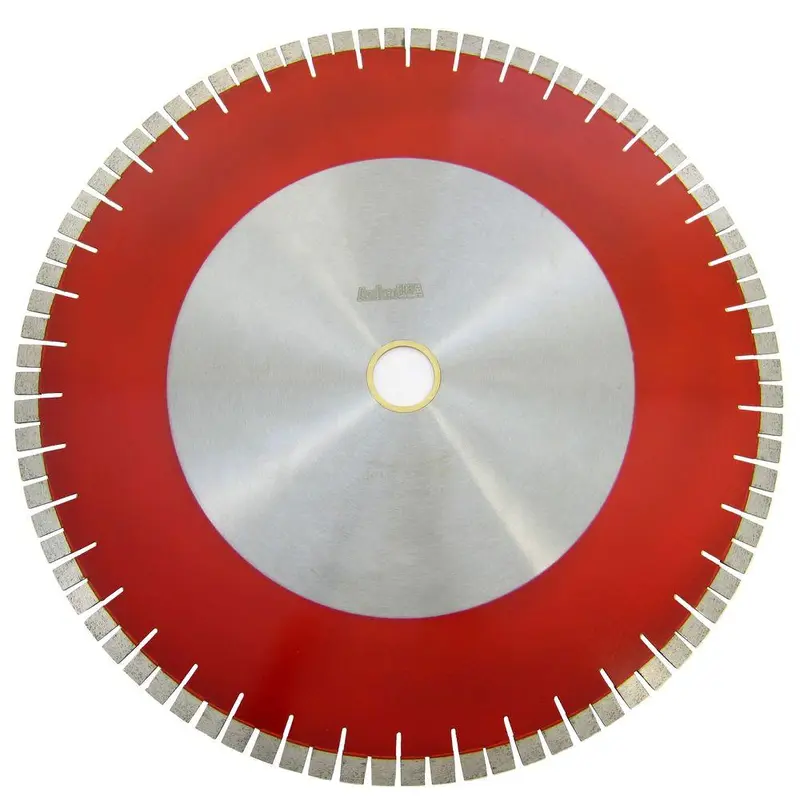 Archer USA 24 in. Bridge Saw Blade with V-Shaped Segment for Granite Cutting