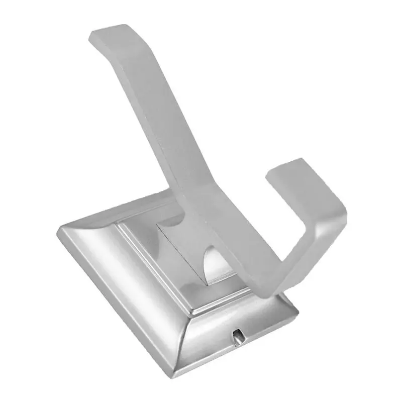 ARISTA Leonard series Double Hook Satin Nickel Towel Hook