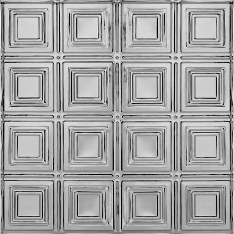 Armstrong Ceilings 24-in x 24-in Metallaire Small Panels Lacquered Steel Metal/Tin 15/16-in Drop Panel Ceiling TilesBrass / Case