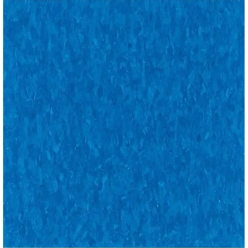 Armstrong Flooring (Sample) Imperial Texture Caribbean Blue Water Resistant Speckle Glue (Adhesive) VCT Tile