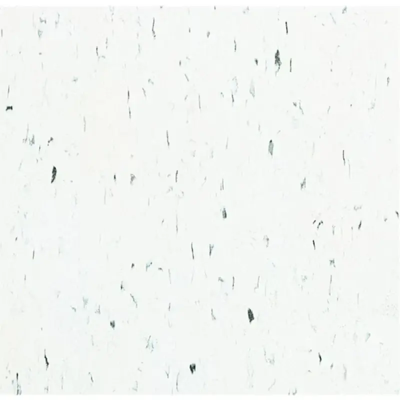 Armstrong Flooring (Sample) Imperial Texture Polar White Water Resistant Speckle Glue (Adhesive) VCT Tile