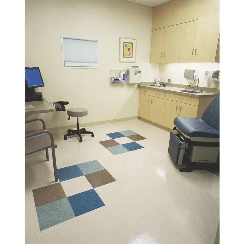 Armstrong Flooring Imperial Texture 45-Piece Humus Commercial VCT Tilesq/ft