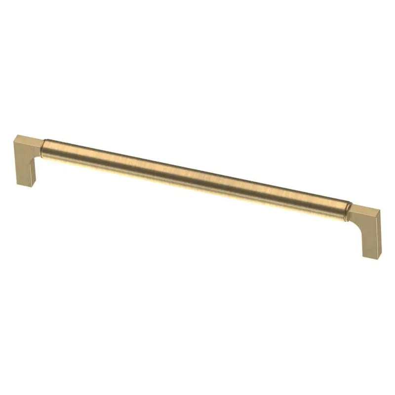 Artesia 8-13/16 in. (224mm) Center-to-Center Champagne Bronze Drawer Pull3 in. / Satin Nickel / 0.14