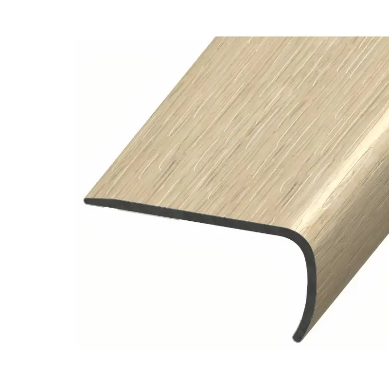 Bateson 1 in. Thick x 2 in. Width x 94 in. Length Rigid Core Stair Nosing Vinyl Molding