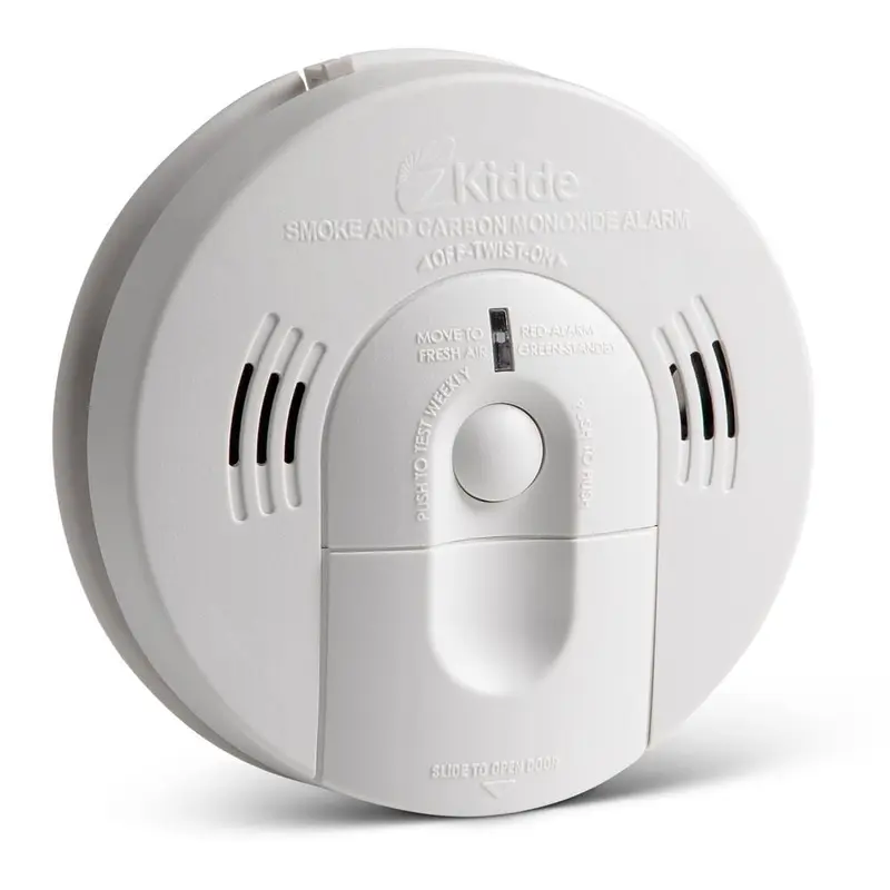 Battery Operated Smoke and Carbon Monoxide Combination Detector with Voice Alarm and Ionization Sensor1 / each