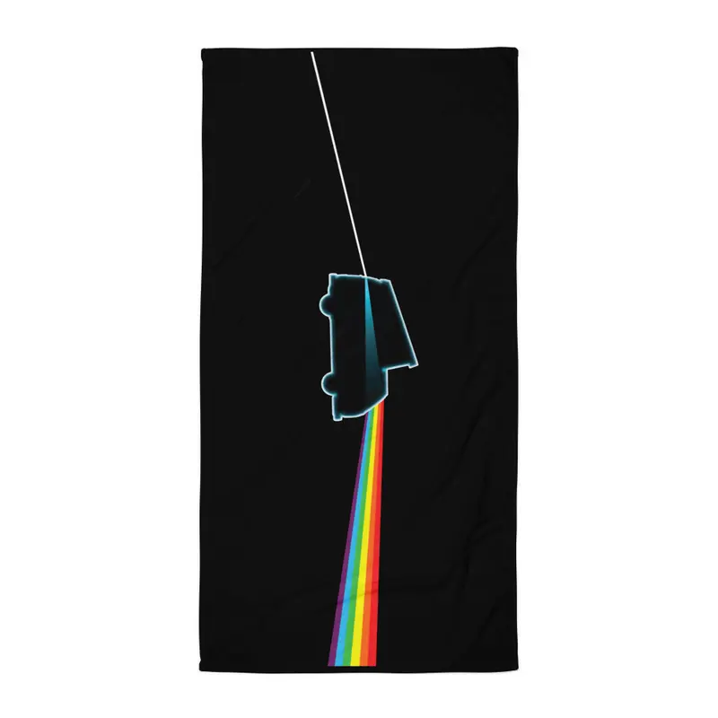 Dark Side of the Bus Beach Towel