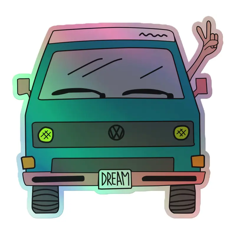 Dream Machine Holographic Sticker33