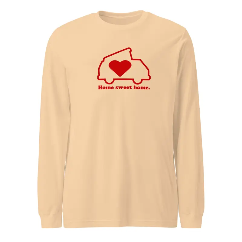 Home Sweet Home Long Sleeve T-ShirtNavy Blue / XS