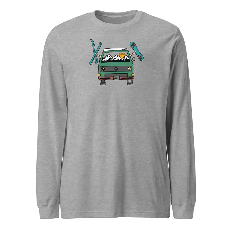 Shred Van Long Sleeve T-ShirtBlack (Heather) / XS