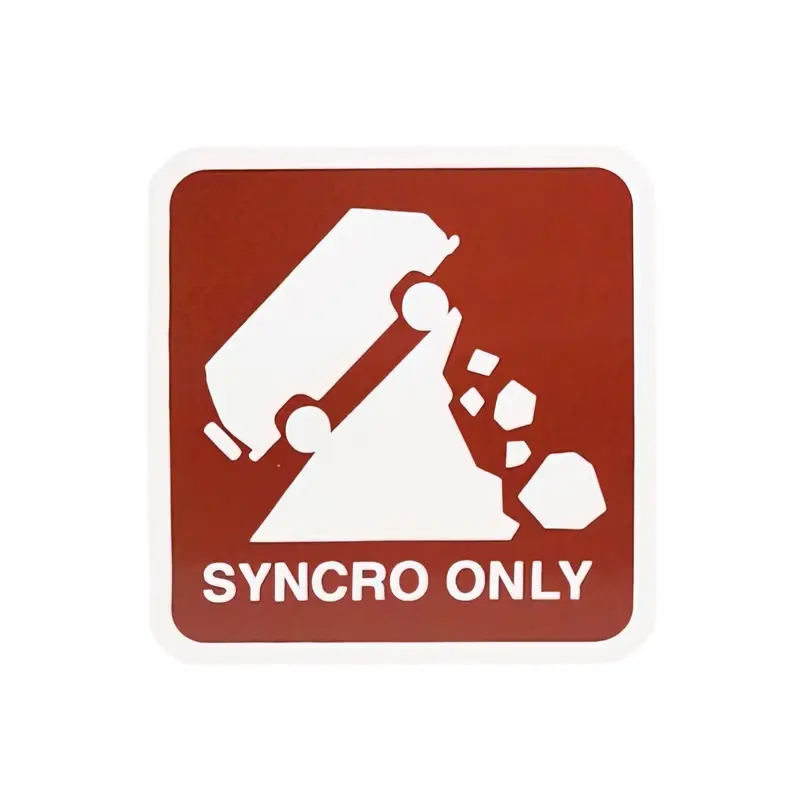 Syncro Only Sticker
