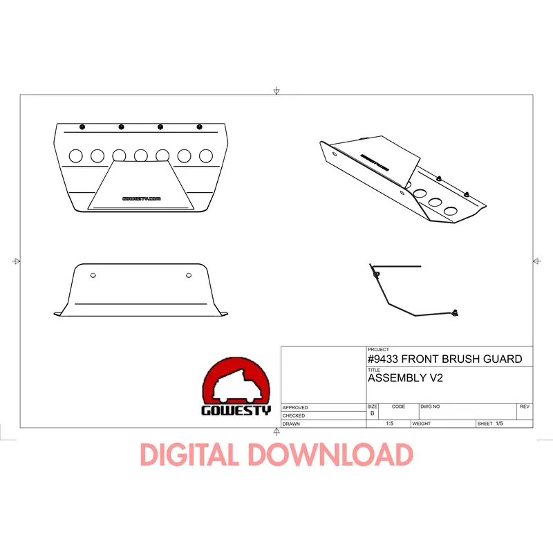 [DIGITAL DOWNLOAD] Front Brush Guard