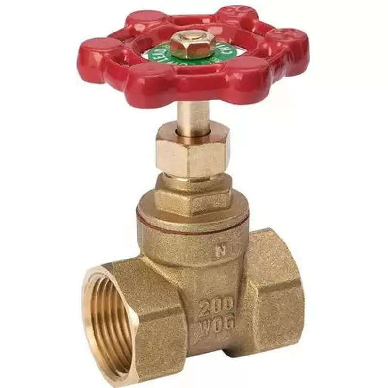 B & K Industries Gate Valve Forged Brass Compact Pattern 3/43/4