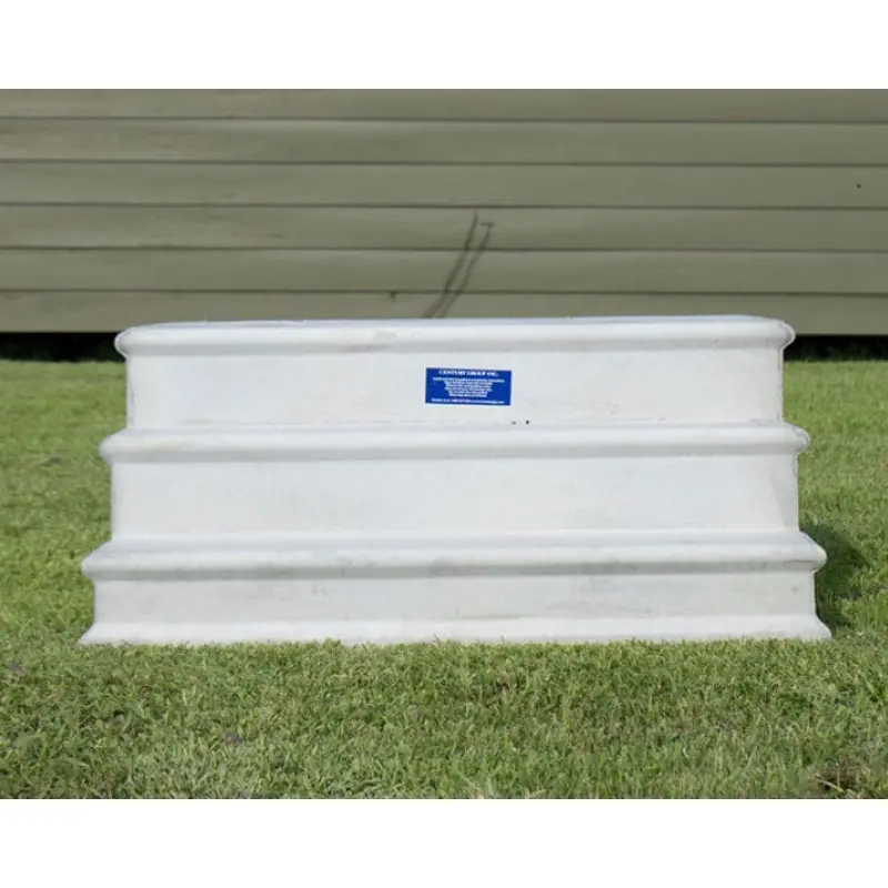 Century Concrete Steps 3 Tread 7 Rise21" x 33" x 48"