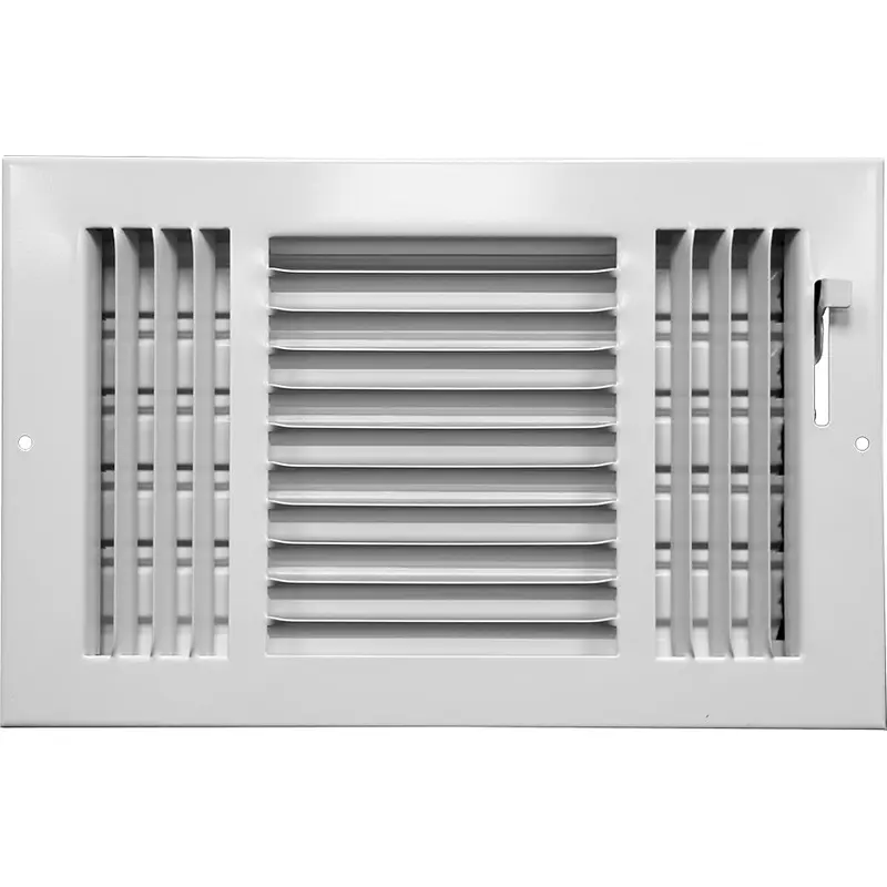 Continental Sidewall/Ceiling Register 3-Way12" x 6" / White