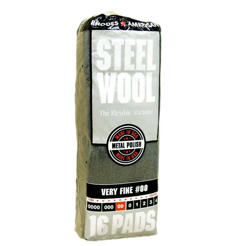 Homax Steel Wool, Very Fine, Grade #00 16 Pads16 Pads
