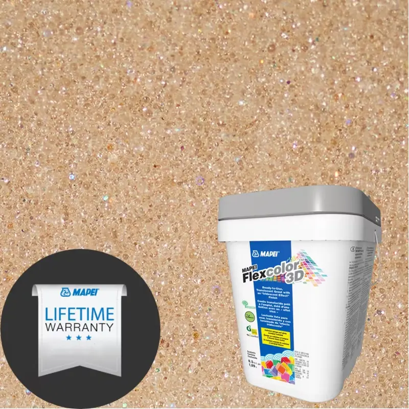 5207 Champagne Bubbles Flexcolor 3D Pre-Mixed Grout