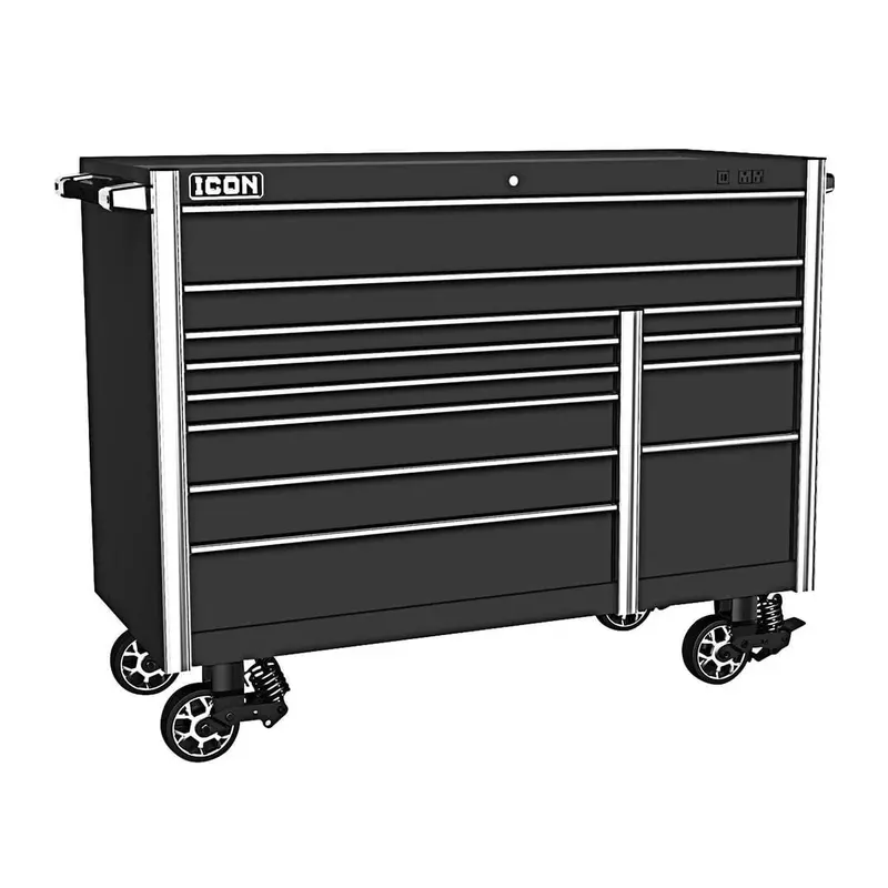 56 in. x 25 in. Professional Roller Cabinet - Black