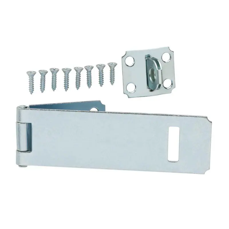 6 in. Zinc Plated Adjustable Staple Hinge Hasp