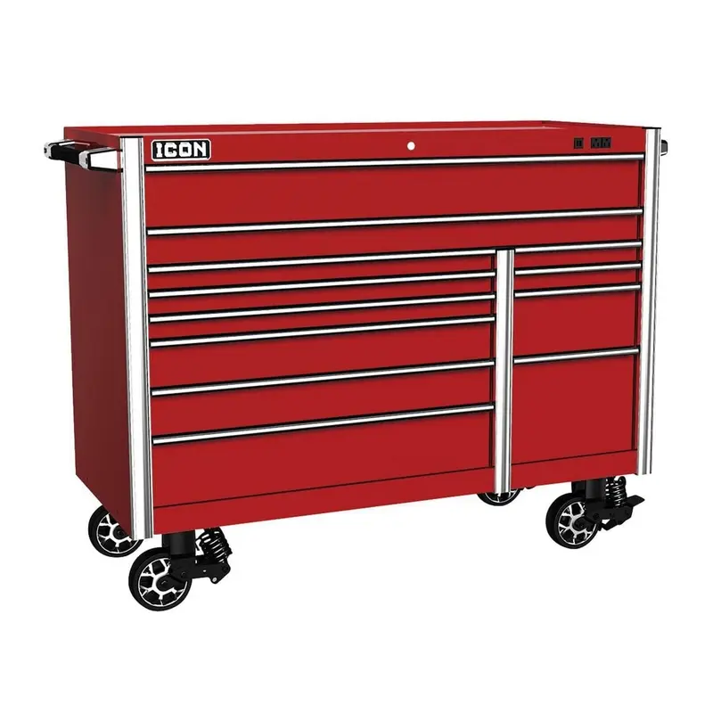 56 in. x 25 in. Professional Roller Cabinet - Red