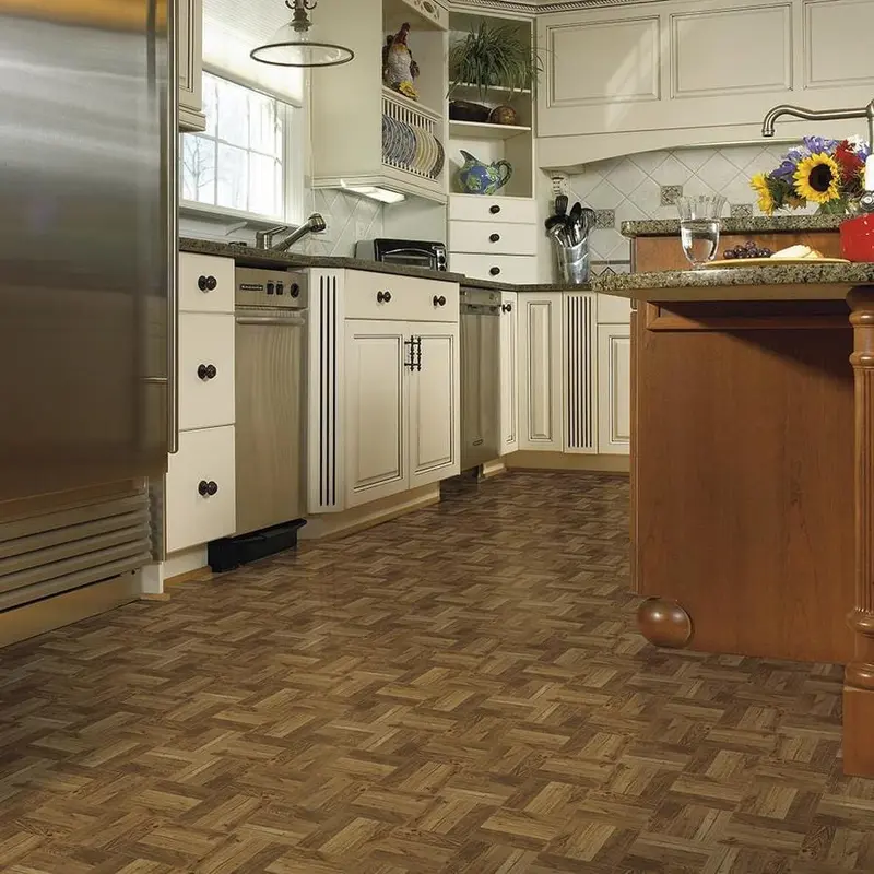 Armstrong Flooring 45-piece 12-in x 12-in Russet Oak Peel and Stick Vinyl Tilesq/ft