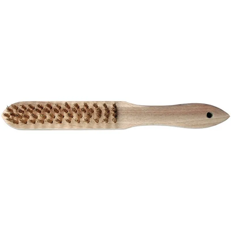 Brass wire hand brashes, 4 rows,;crimped | 3377-4