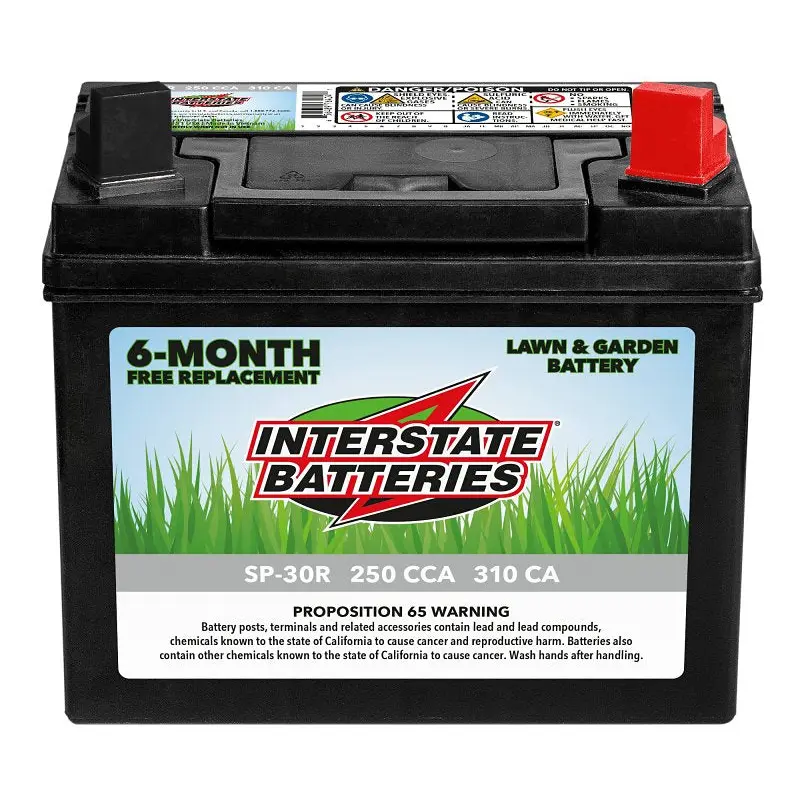 INTERSTATE BATTERIES SP-30 Lawn and Garden Battery, Lead-Acid