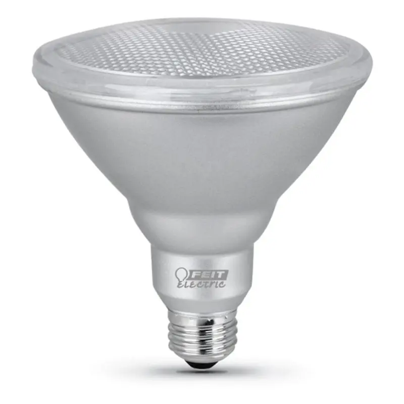 Feit Electric PAR38DM/1400/950C LED Lamp, Flood/Spotlight, PAR38 Lamp, 120 W Equivalent, E26 Lamp Base, Dimmable, Silver