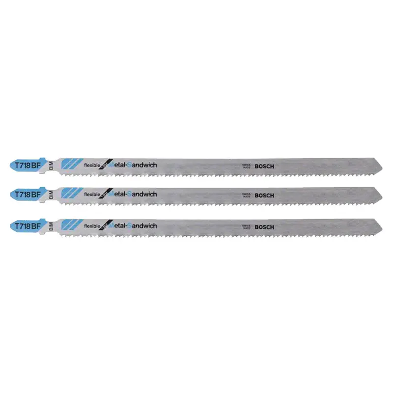Jigsaw blades Flexible for Metal-Sandwich | T 718 BF - 3 pcs