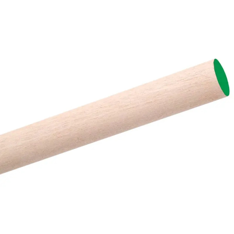 Waddell 6604UB Dowel Rod, 1/4 in Dia, 36 in L, Birchwood