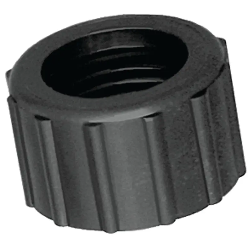 Green Leaf B3400P Swivel Nut, 3/4 in, GHT, Polypropylene, Black