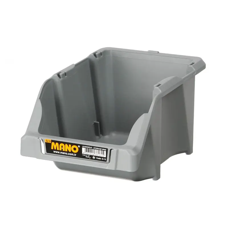 Mano Storage Bin-217x360x155mm-Grey G-30