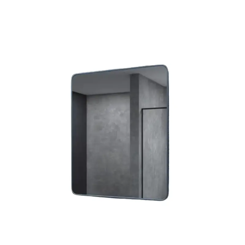 30 in. W x 36 in. H Rectangular Framed Wall Bathroom Vanity Mirror in Navy Blue
