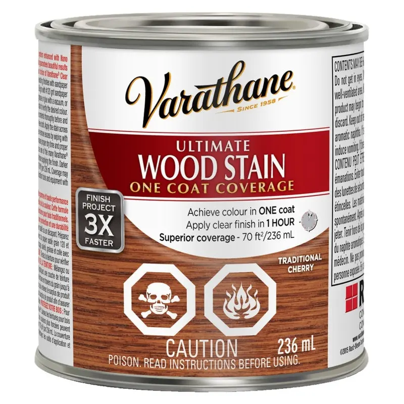 Varathane 302973 Stain, Traditional Cherry, Liquid, Can