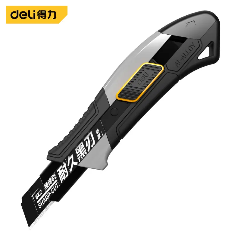 Deli Tools DL4256 SK2 Aluminum Alloy Art Knife 18mm (Silver)