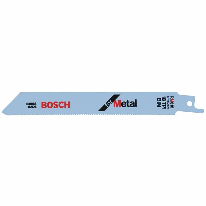 Bosch RM618-25B 25 Piece 6 In. 18 TPI Metal Cutting Reciprocating Saw Blade