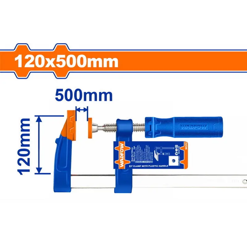 WADFOW F Clamp 120 x 500mm Plastic