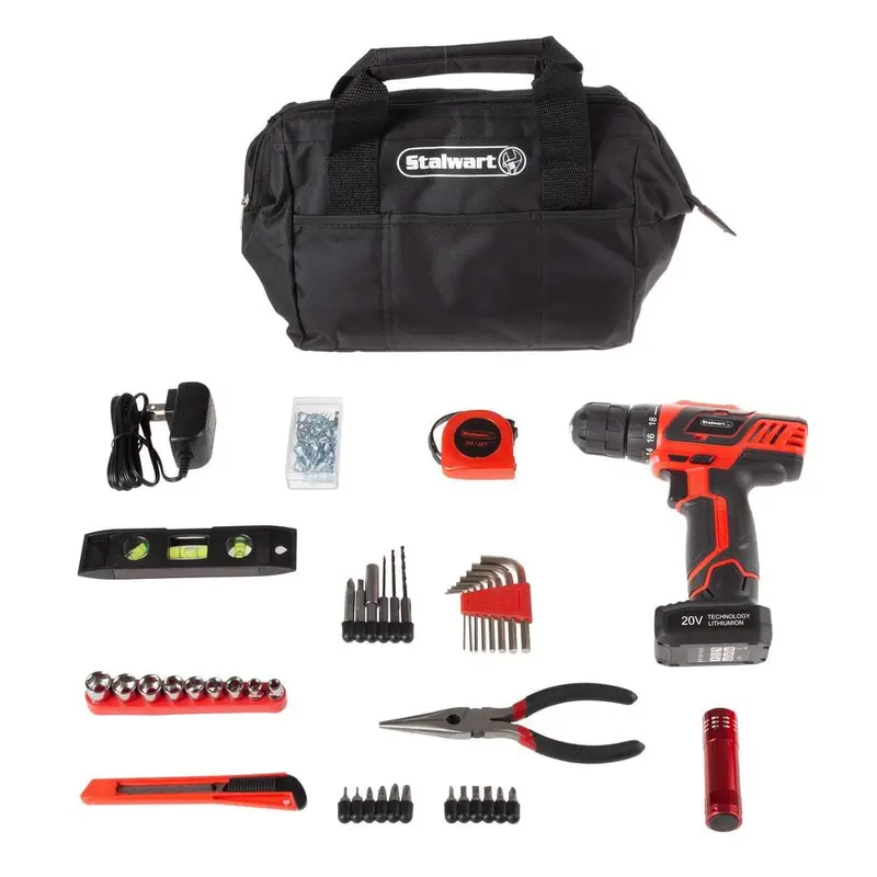 20-Volt Lithium-Ion Cordless 3/8 in. Power Drill (122-Piece)4.98 / each