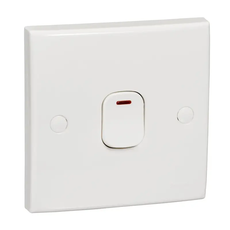 Double Pole Switch with Neon