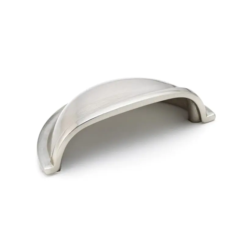 3 in. (76 mm) Center-to-Center Brushed Nickel Traditional Cup Pull3 in. / Brushed Nickel / 0.24
