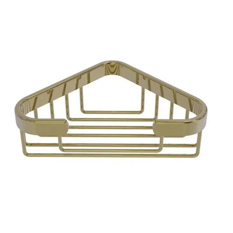 Allied Brass Corner Soap Basket in Unlacquered Brass