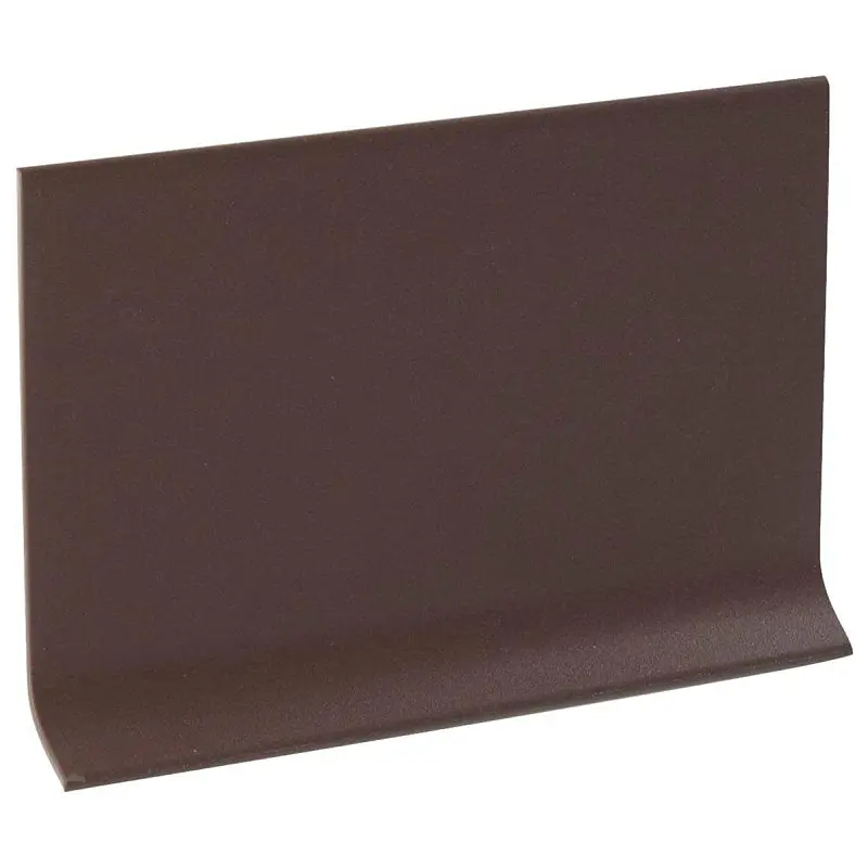 Loxcreen FVVX25BRN120 Wall Base, 120 ft L, 0.08 in Thick, Vinyl, Brown