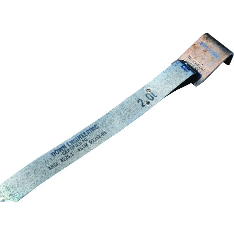 Tie Down MHT7 59190L Frame Tie with Hook, Steel, Galvanized