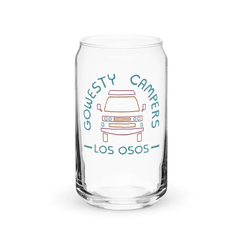 GoWesty Campers "Friendly Face" Pint Glass16 oz