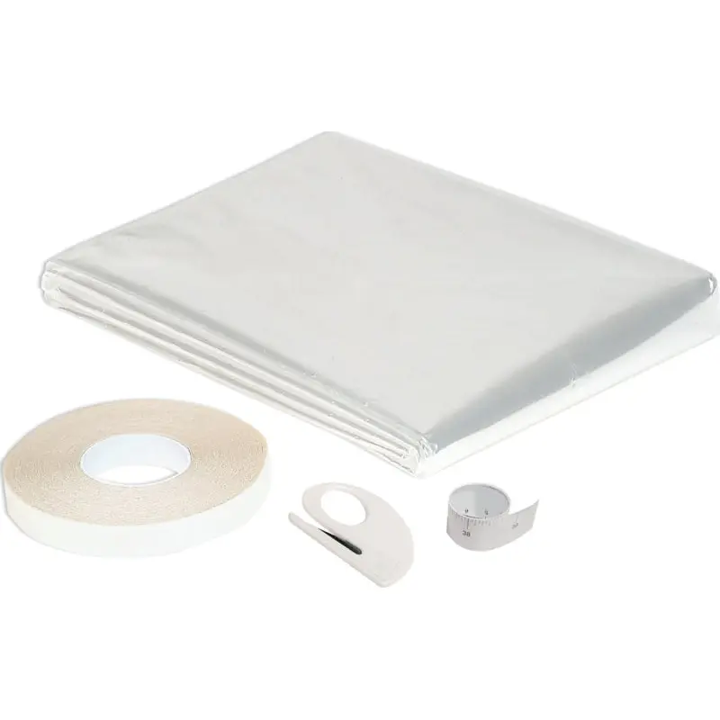 Climaloc CI22784 Insulating Film, 64 in W, 0.9 mil Thick, 168 in L, Clear