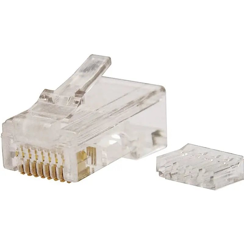 Gardner Bender GMC-88M6 Modular Plug, RJ-45 Connector, 8 -Contact, 8 -Position, White, 50/PK